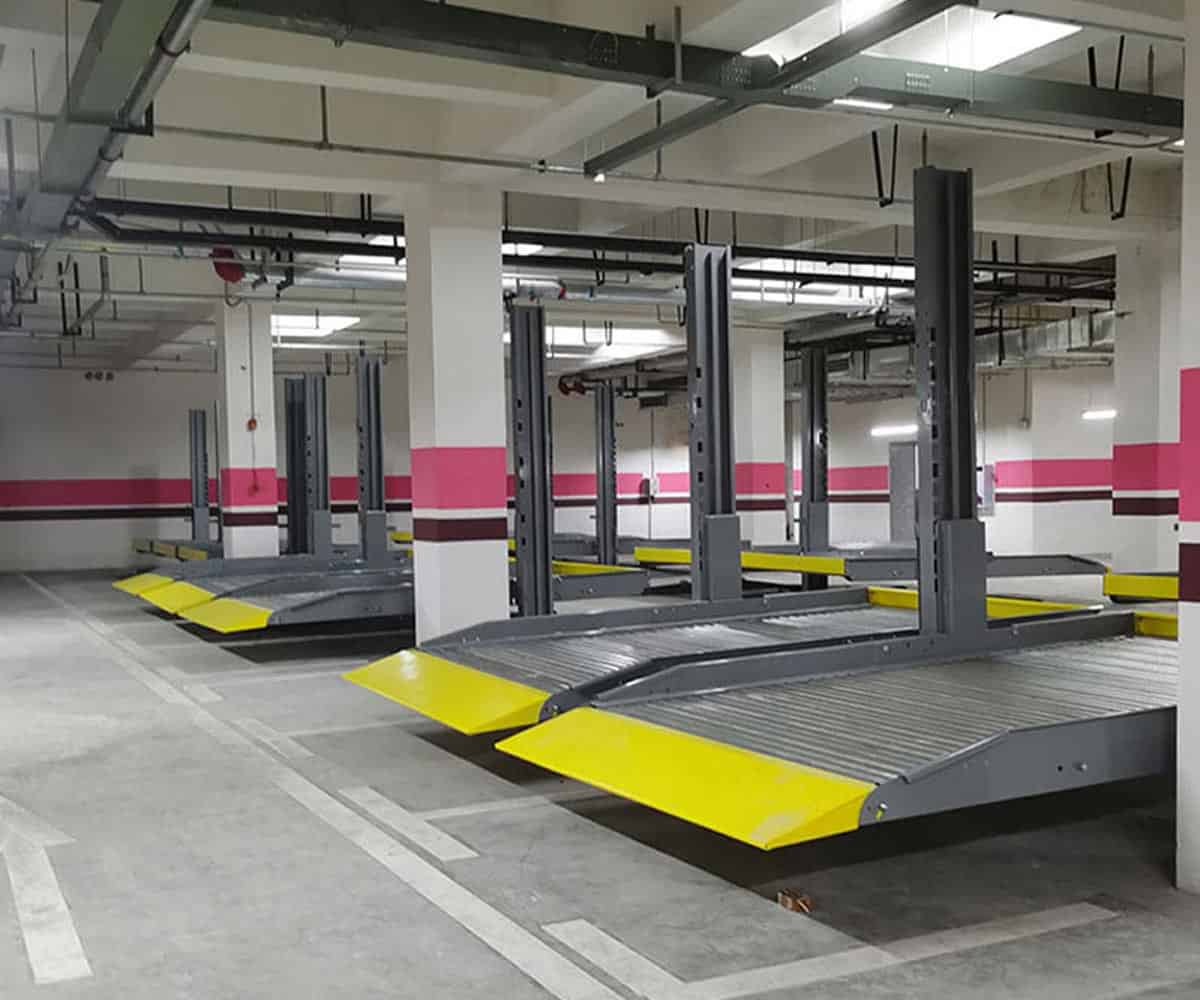 2層升降式機(jī)械停車庫價(jià)格