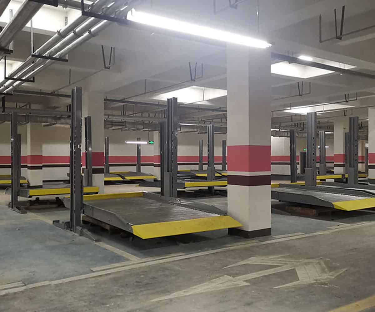 陜西省雙層升降平移機械停車庫改造