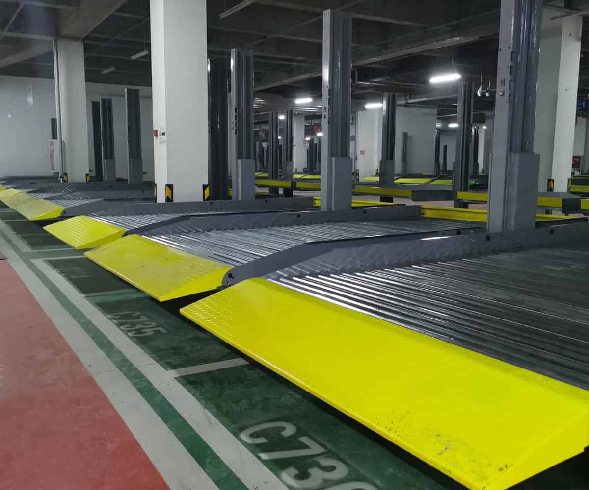豐都縣兩層升降平移機械停車場拆除