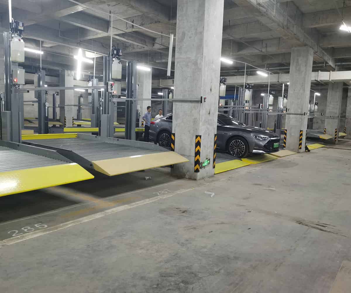 甘肅省雙柱升降式停車立體車庫(kù)拆除