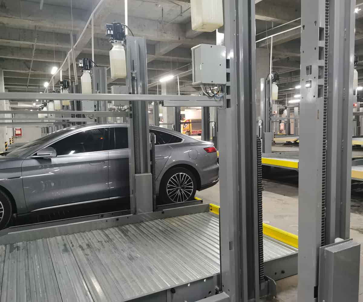 豐都縣二層升降式機械停車場回收