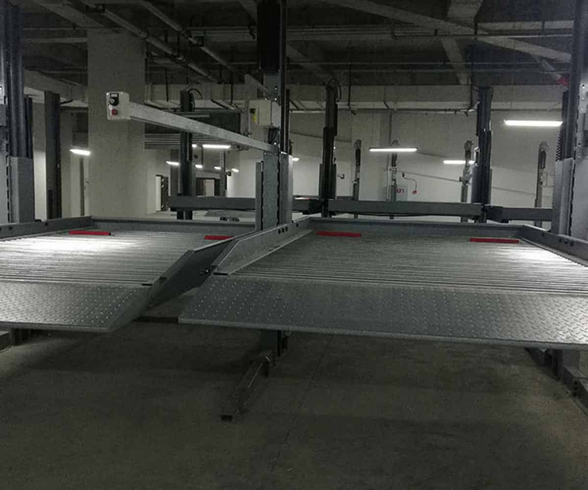 湖北省二層升降橫移立體停車場出租