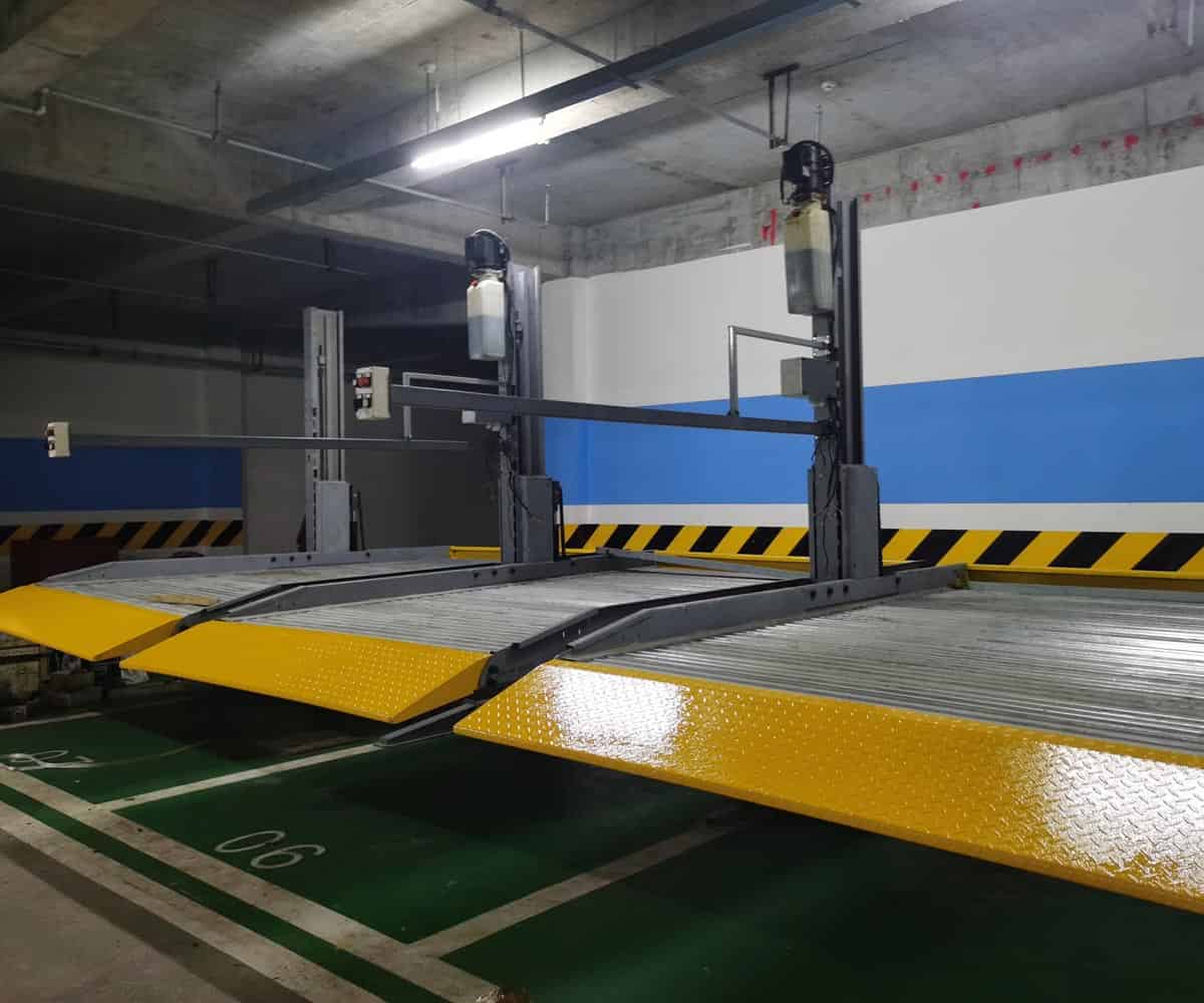 南川區地下室兩柱升降式機械立體車庫