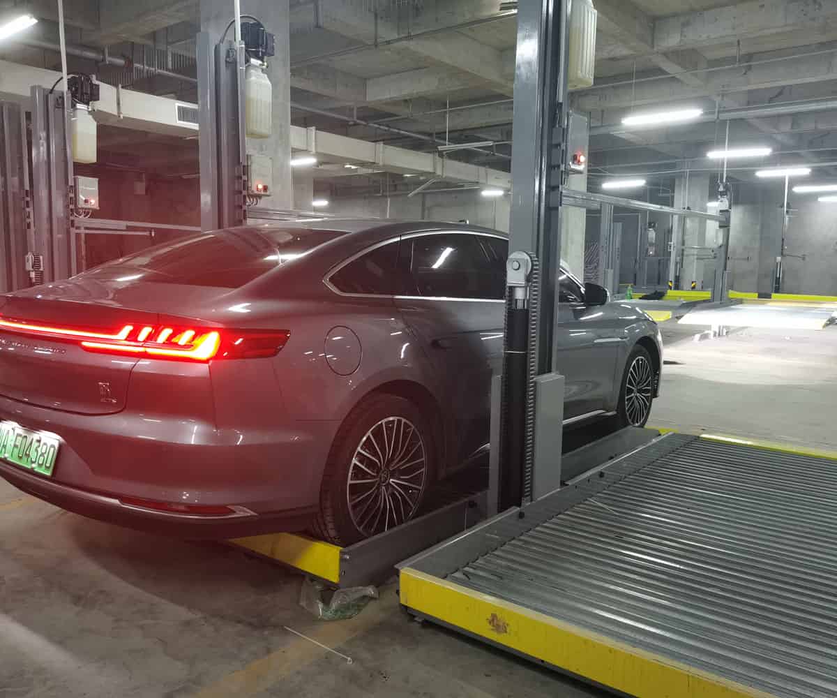 陜西省地下室四柱簡易升降機械立體停車設備